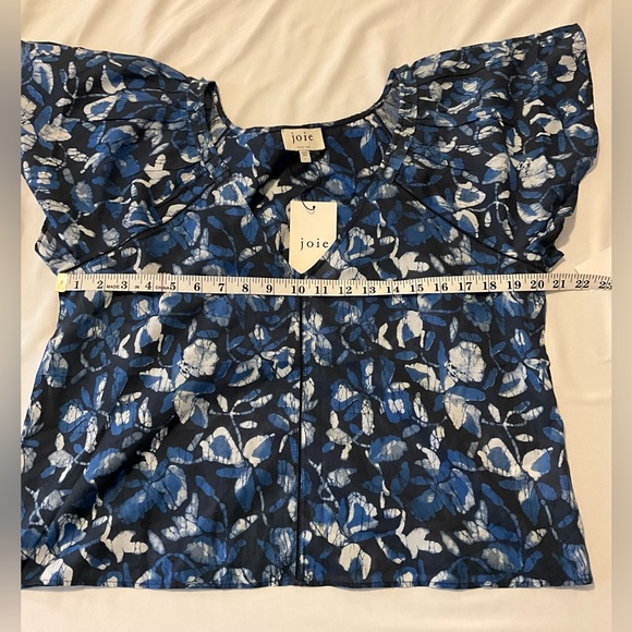 Joie Katya Short Sleeve Cotton Top in Size Large - NWT - 100% cotton - Picture 7 of 13
